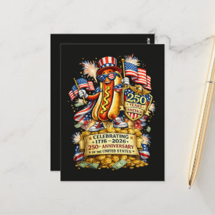 Cartão Postal Celebração dos 250 anos de Independência dos EUA
