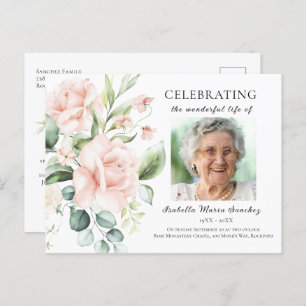 Cartão Postal Celebração Floral Rosa Rosa Rosa Rosa Rosa Rosa Ro