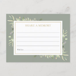 Cartão Postal Celebração Greenerativa da Vida Compartilha Um Car