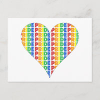 Celebração LGBT Orgulho gay Mês Arco-Íris Coração