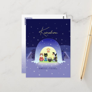 Cartão Postal Celebração Nevada da Edo-Neko Padrão