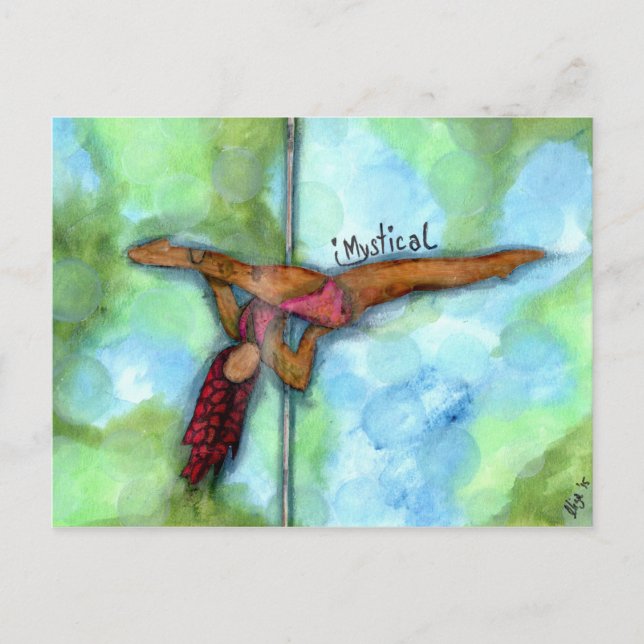 Cartão Postal Celebrando a Malhação de vara (Frente)