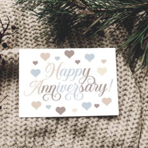 Cartão Postal Celebrando o Amor: Feliz Aniversário