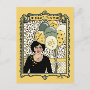 Cartão Postal Celebrar Amizade_C_ Postcard
