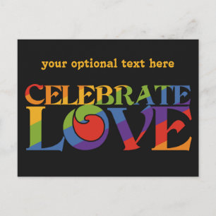 Cartão Postal Celebrar Cartão-postal personalizado Love