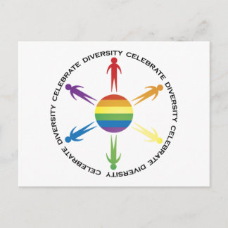Cartão Postal Celebrar Diversidade