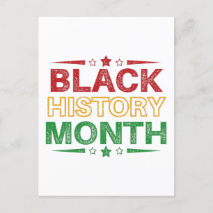 Cartão Postal Celebrar o Mês da História Negra, 12 de junho