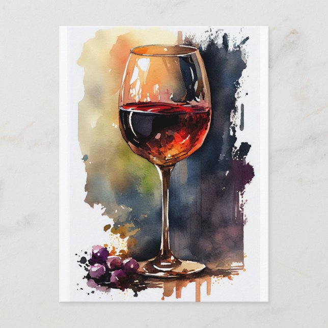 Cartão Postal Celebrar Vinho! (Frente)