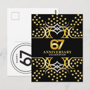 Cartão Postal Celebre 67 Anos: Aniversário do Vovô Vovó 2026