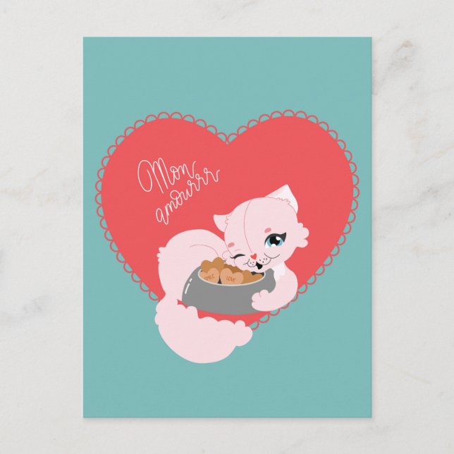 Cartão Postal Celebre o seu amor (Frente)