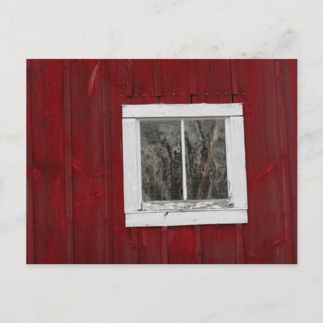 Cartão Postal celeiro vermelho (Frente)