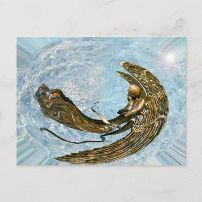 Cartão Postal Celestial Angel (Frente)