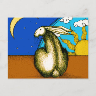 CARTÃO POSTAL CELESTIAL BUNNY