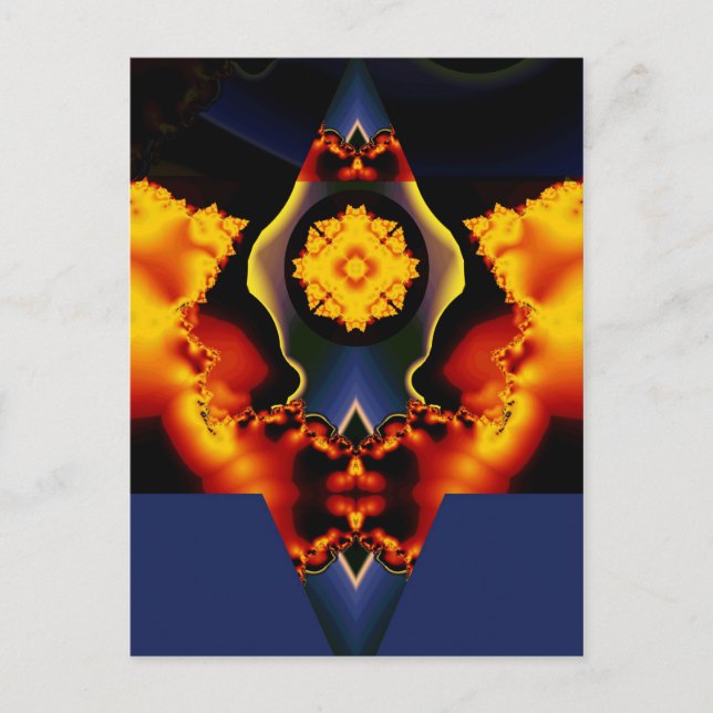 Cartão Postal Celestial flower (Frente)