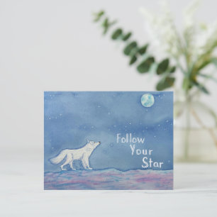 Cartão Postal Celestial Siga Sua Estrela