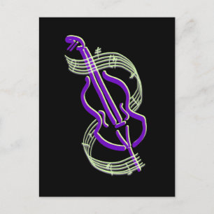 Cartão Postal Cello Design