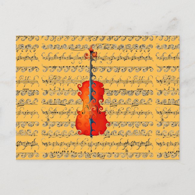 Cartão Postal Cello & I Rock! (Frente)