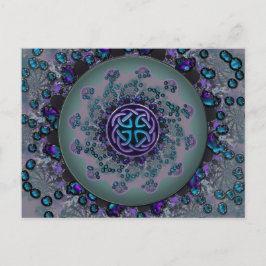 Cartão Postal Celta Fractal Mandala