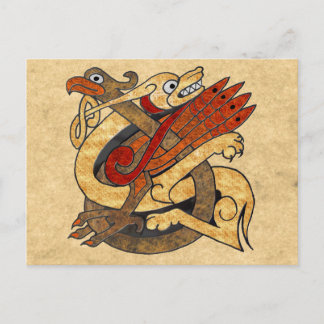 Cartão Postal Celtic Creatures