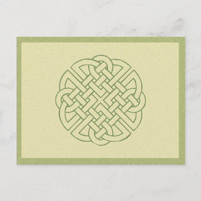 Cartão Postal Celtic Knot (Frente)