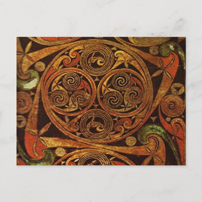 Cartão Postal Celtic Triskele (Frente)