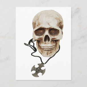 Cartão Postal CelticCrossSkull042109