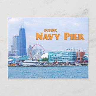 Cartão Postal Célula de Marinhos Cênico - Chicago Illinois