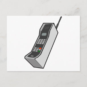 Cartão Postal Celular dos anos 80