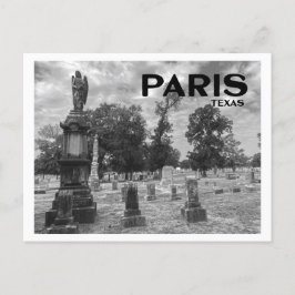Cartão Postal Cemitérios de Paris (Texas)