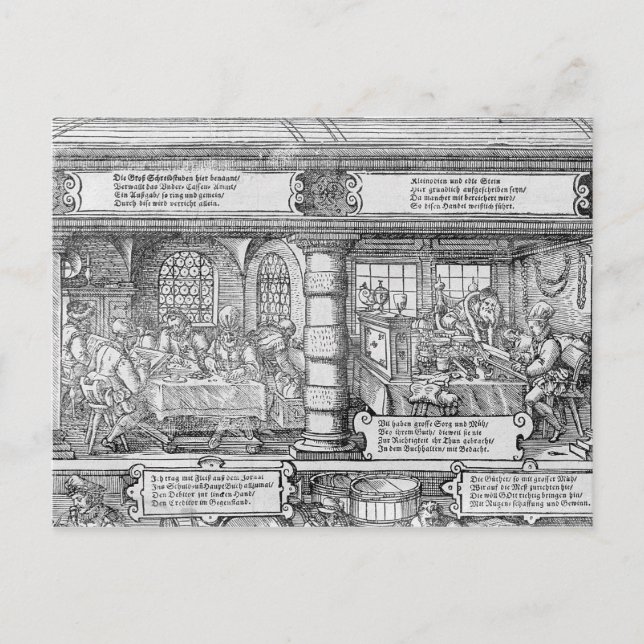 Cartão Postal Cena Bancária (Frente)