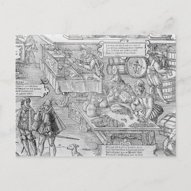 Cartão Postal Cena Bancária (Frente)