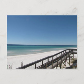 Cartão Postal cena da praia