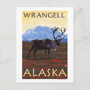 Cartão Postal Cena das Caraíbas - Wrangell, Alasca