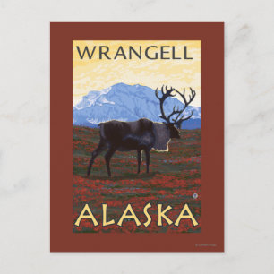 Cartão Postal Cena das Caraíbas - Wrangell, Alasca