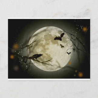 Cartão Postal Cena de Halloween