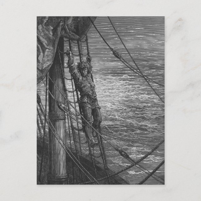 Cartão Postal Cena de 'O Rimo do Mariner Antigo' (Frente)