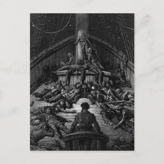 Cartão Postal Cena de "O Rimo do Mariner Antigo" 3 (Frente)