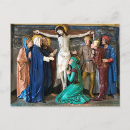 Cartão Postal Cena de Páscoa da Crucificação.