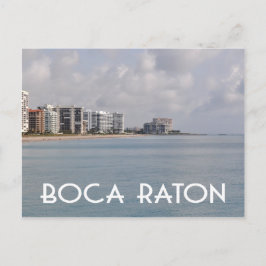 Cartão Postal Cena de praia de Boca Raton na Flórida