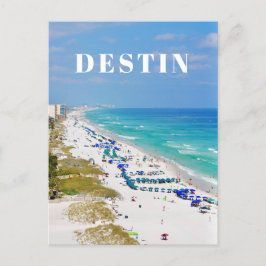 Cartão Postal Cena de praia de Destruin Florida