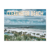 Cena de praia em Clearwater Beach Flórida