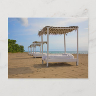 Cartão Postal Cena de Praia Tropical