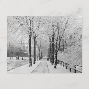 Cartão Postal Cena de rua de inverno, 1910