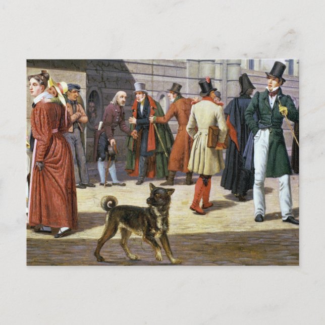 Cartão Postal Cena de Rua em Estocolmo (Frente)