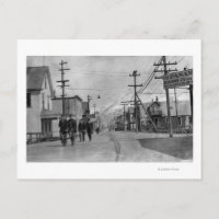 Cena de Rua em Valdez, Alasca Fotografia