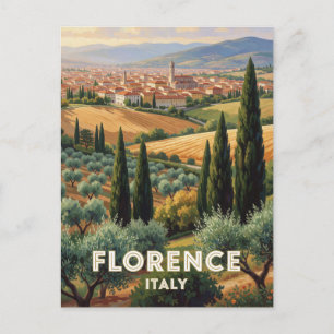 Cartão Postal Cena de viagem da Renascença Itália Lorence 🎨