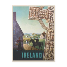 Cena de viagem vintage da Irlanda