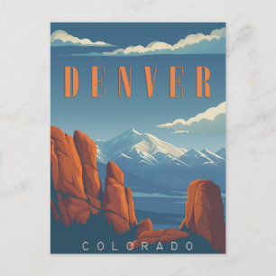 Cartão Postal Cena Denver - Mile High City