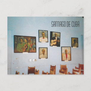 Cartão Postal Cena do Antecipe Musical de Santiago de Cuba