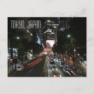 Cartão Postal Cena do centro da cidade de Shibuya, em Tóquio, Ja